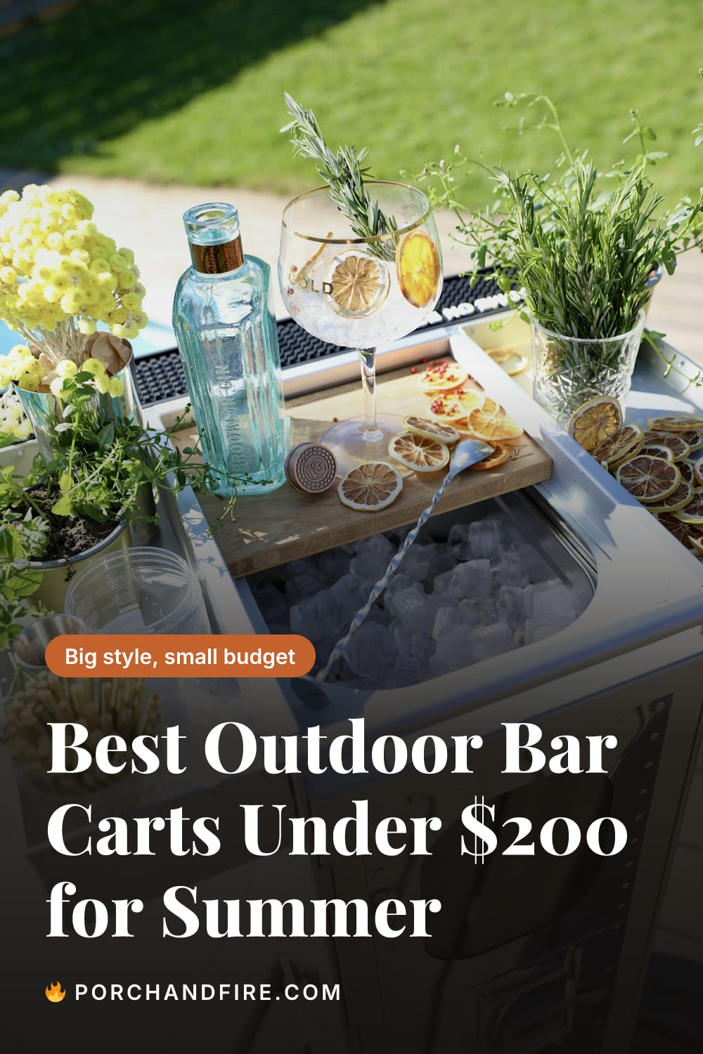 Best Outdoor Bar Carts Under $200 for Summer
