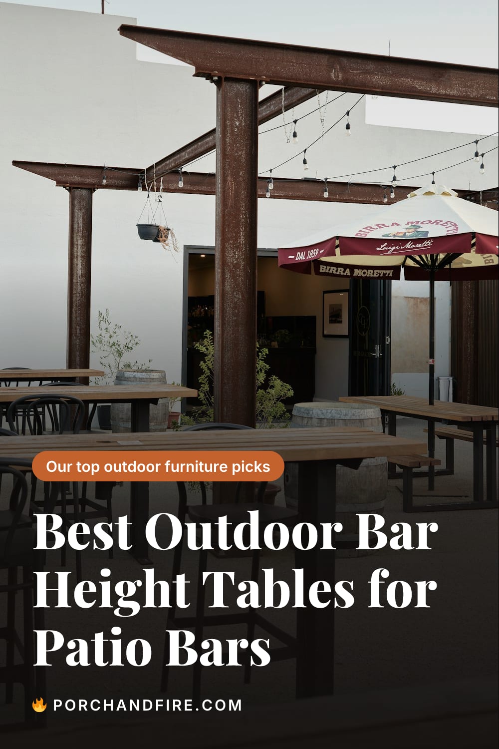 Best Outdoor Bar Height Tables for Patio Bars