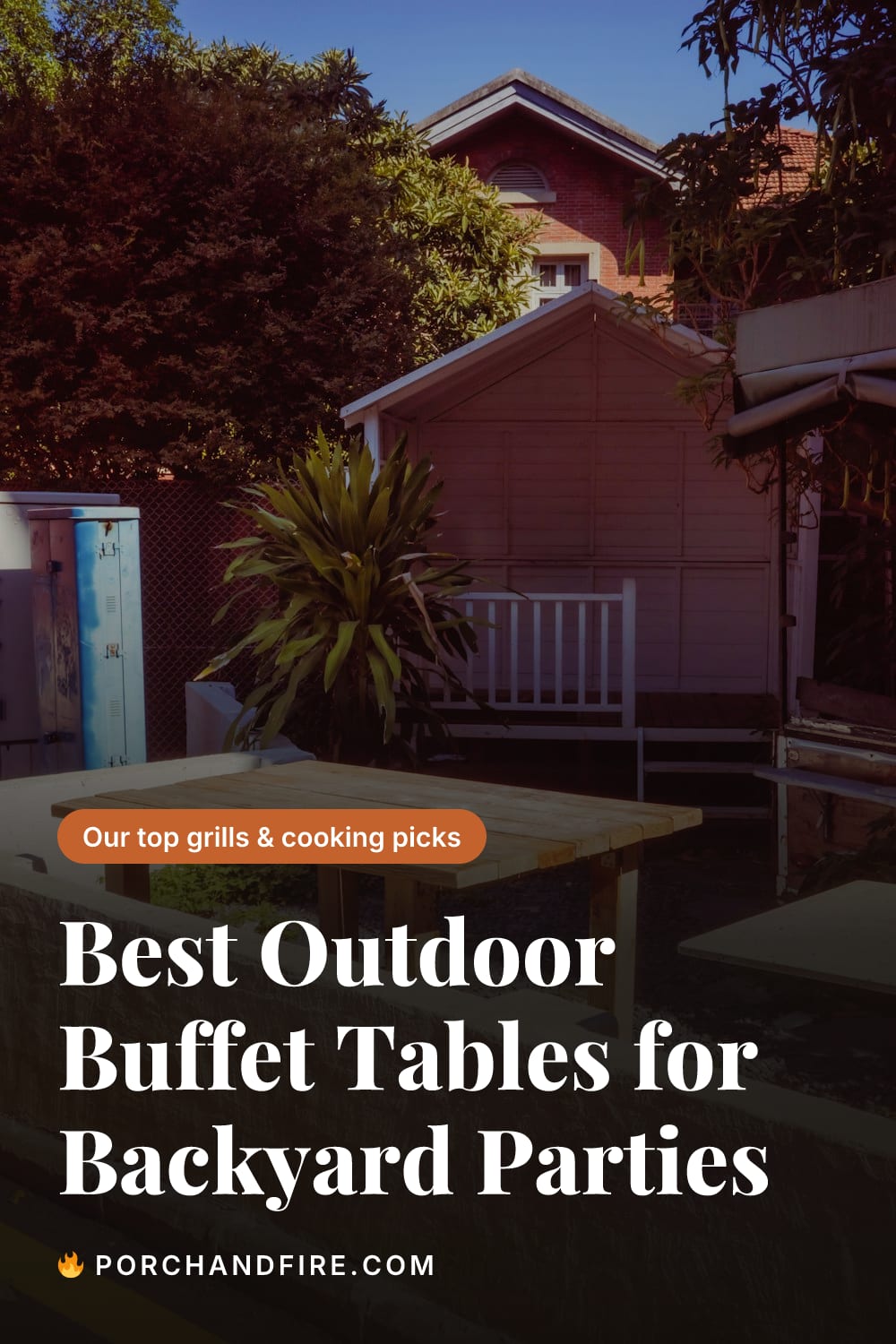 Best Outdoor Buffet Tables for Backyard Parties