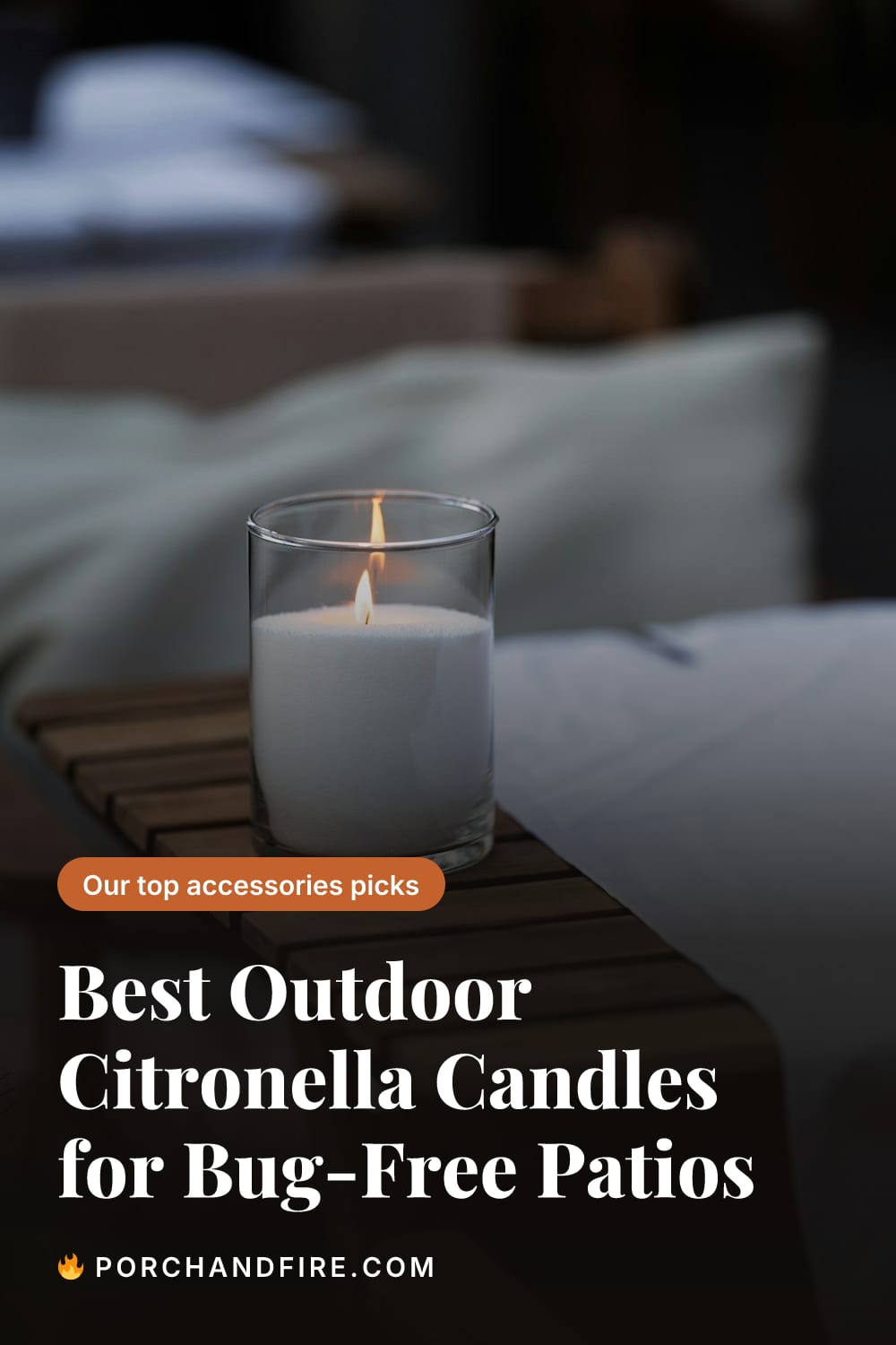 Best Outdoor Citronella Candles for Bug-Free Patios