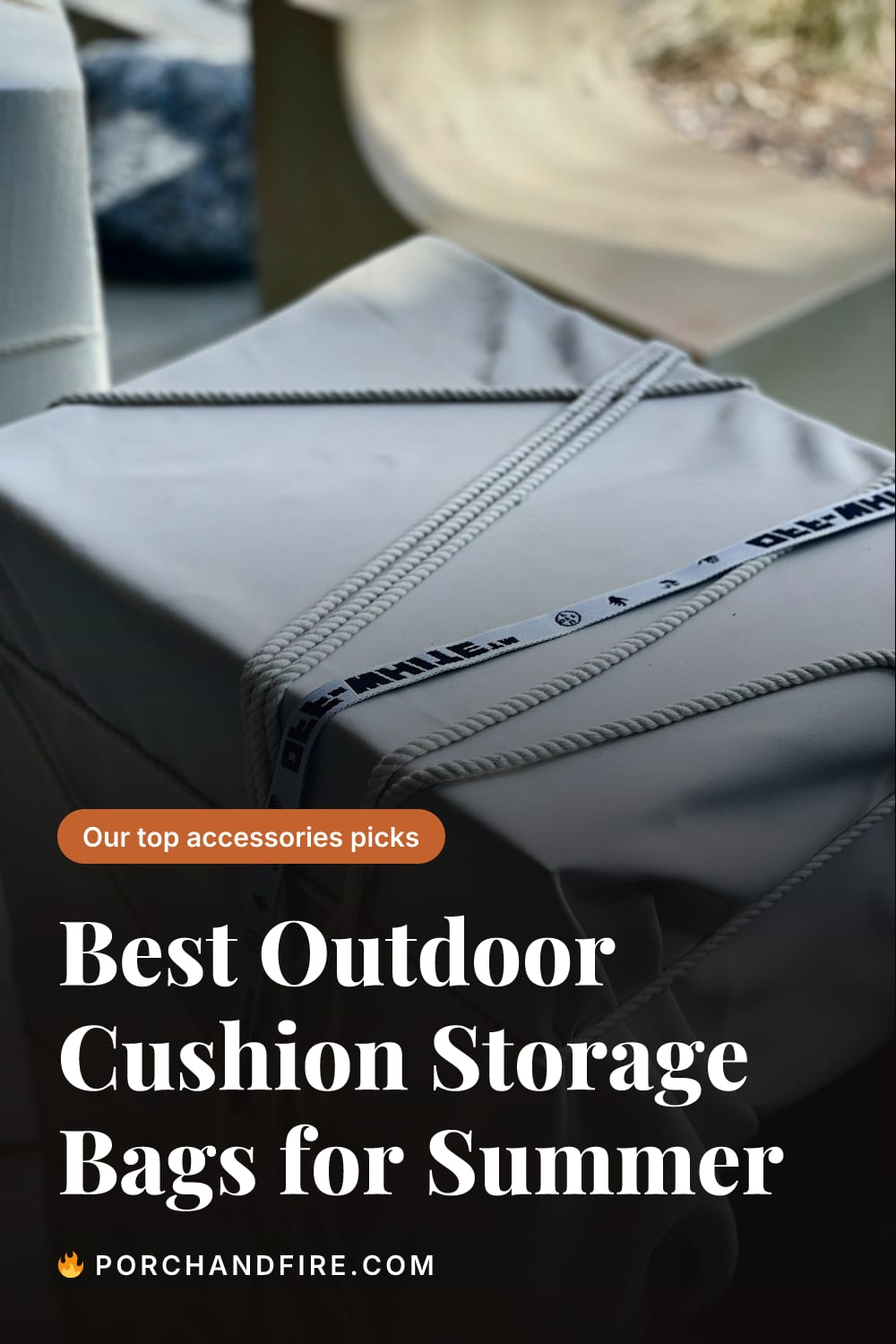 Best Outdoor Cushion Storage Bags for Summer