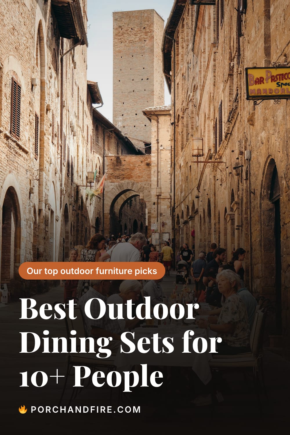 Best Outdoor Dining Sets for 10+ People