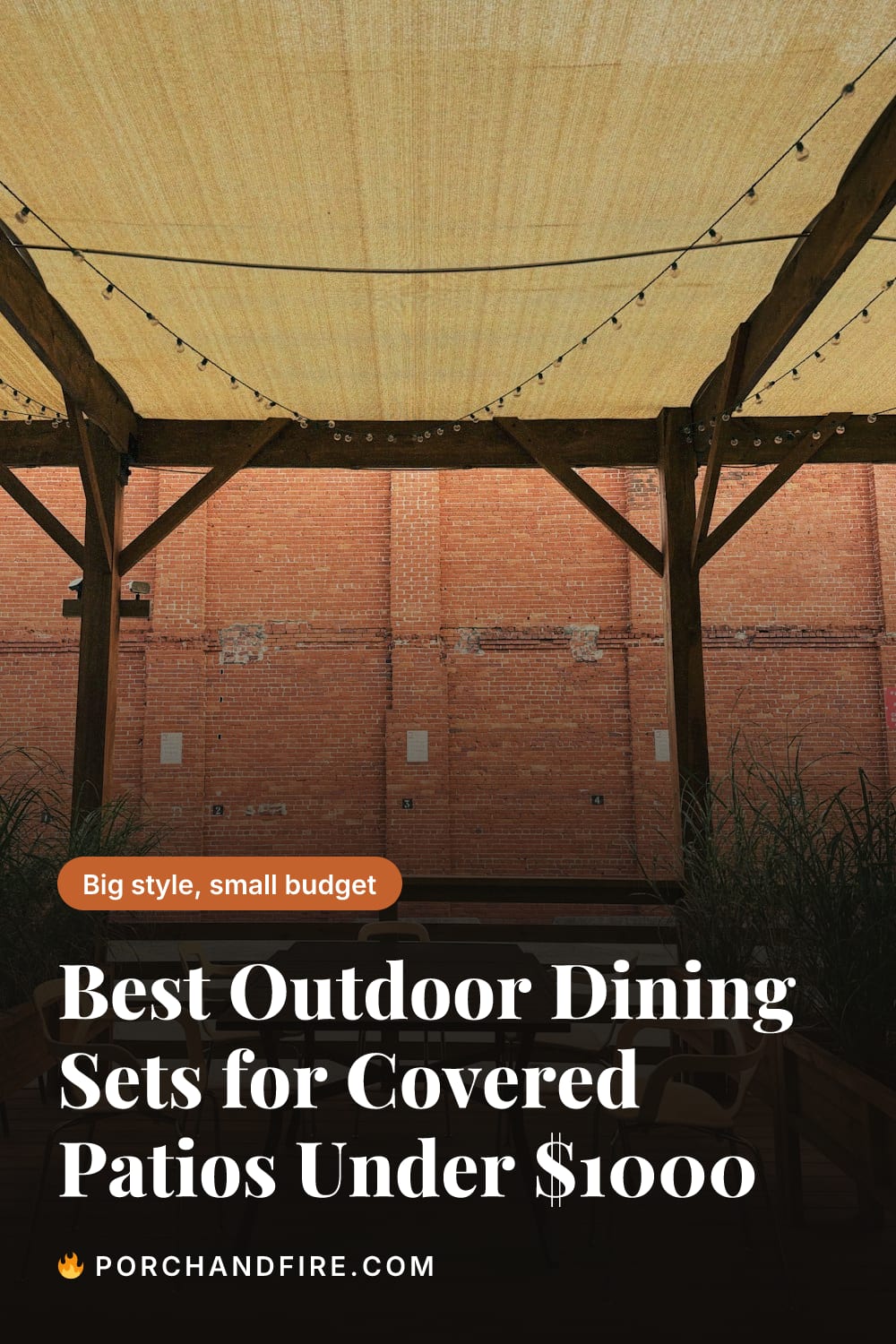 Best Outdoor Dining Sets for Covered Patios Under $1000