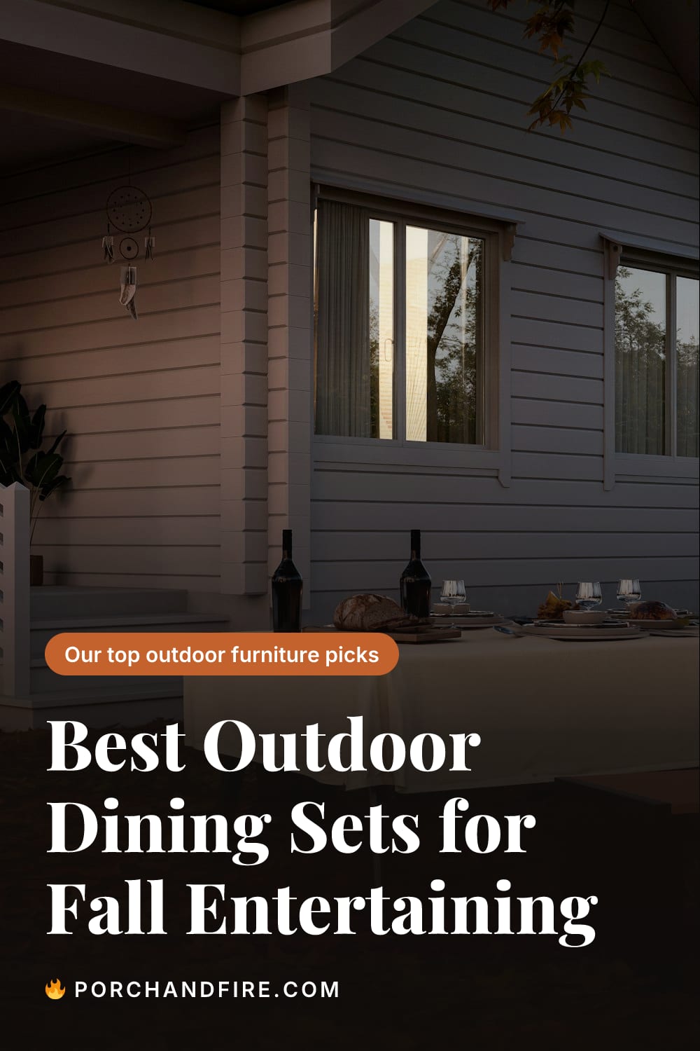 Best Outdoor Dining Sets for Fall Entertaining
