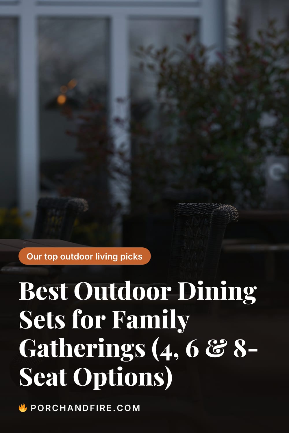 Best Outdoor Dining Sets for Family Gatherings (4, 6 & 8-Seat Options)