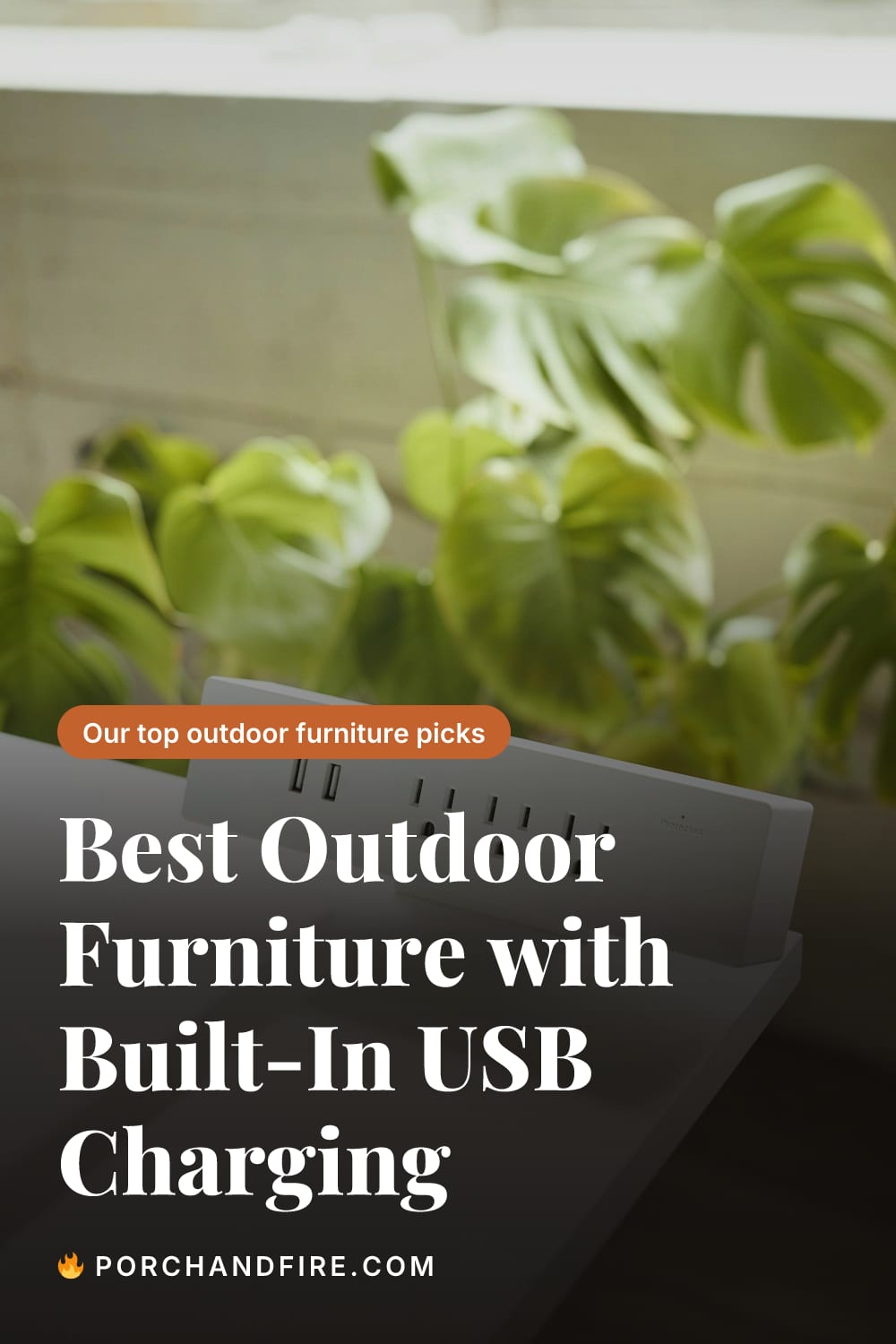 Best Outdoor Furniture with Built-In USB Charging