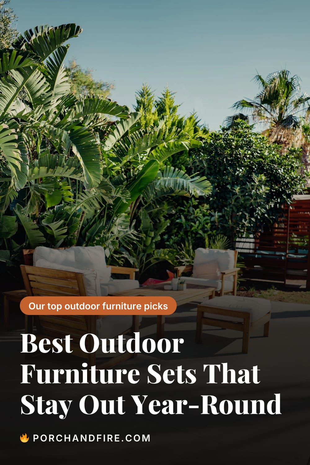 Best Outdoor Furniture Sets That Stay Out Year-Round