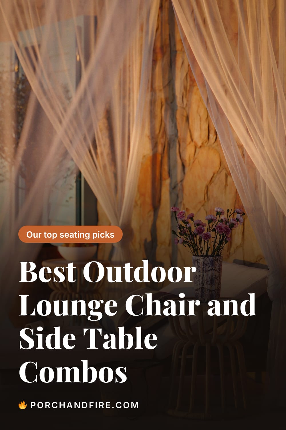 Best Outdoor Lounge Chair and Side Table Combos