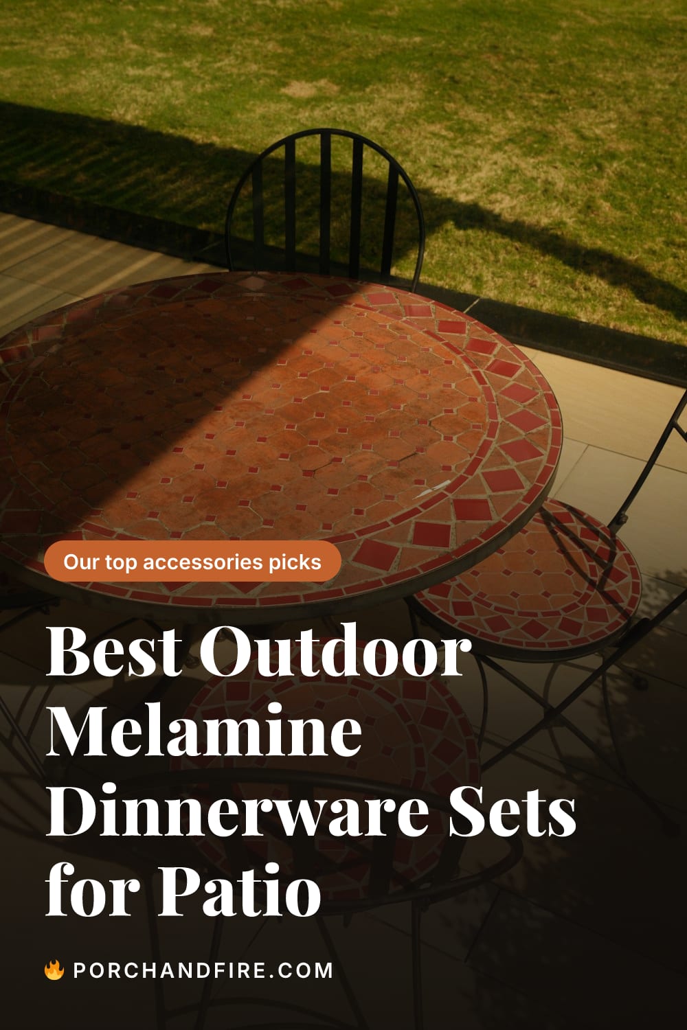 Best Outdoor Melamine Dinnerware Sets for Patio