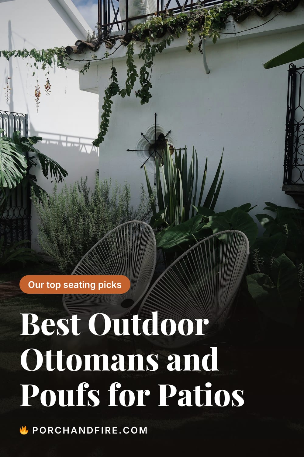 Best Outdoor Ottomans and Poufs for Patios 2026