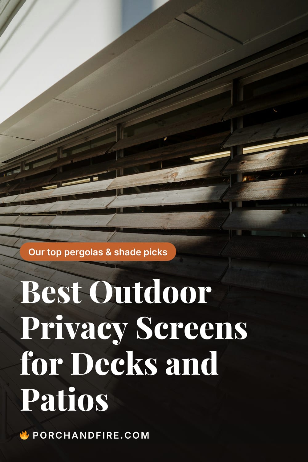Best Outdoor Privacy Screens for Decks and Patios