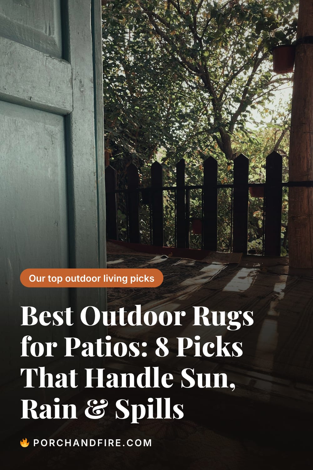 Best Outdoor Rugs for Patios: 8 Picks That Handle Sun, Rain & Spills | PorchAndFire