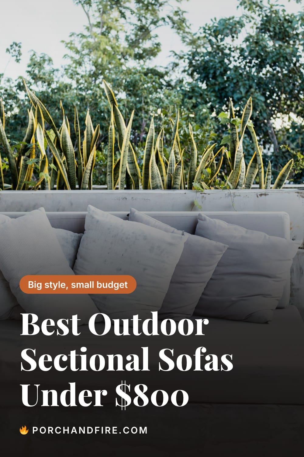 Best Outdoor Sectional Sofas Under $800