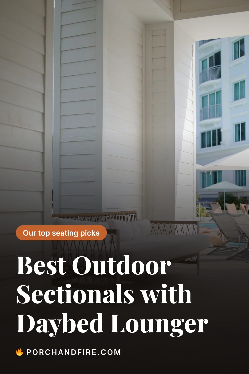 Best Outdoor Sectionals with Daybed Lounger