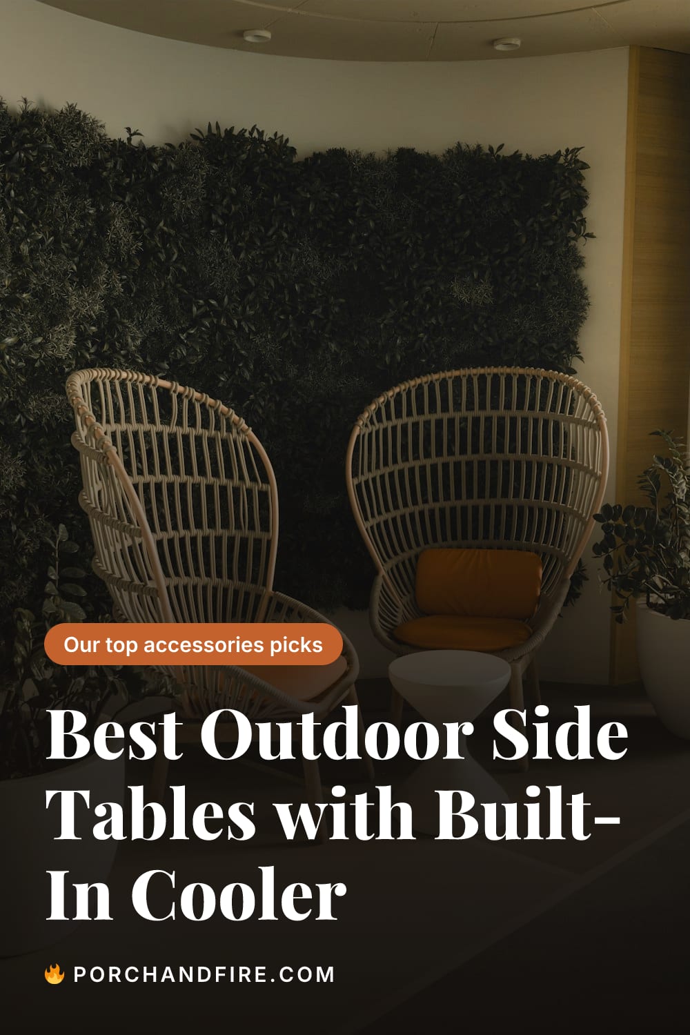 Best Outdoor Side Tables with Built-In Cooler