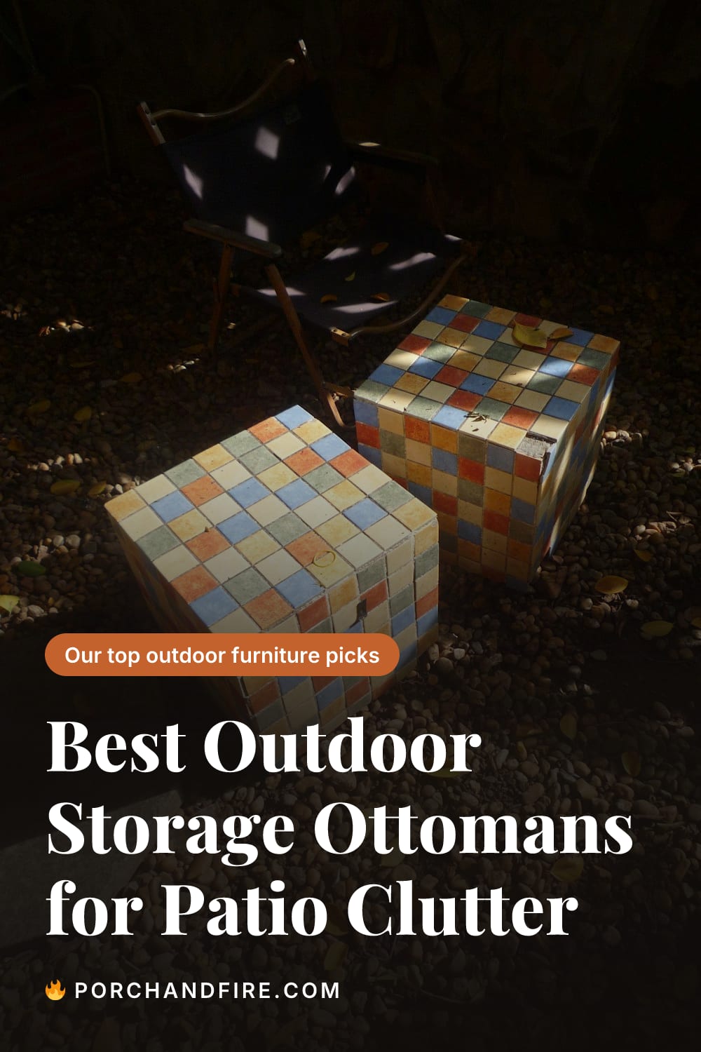 Best Outdoor Storage Ottomans for Patio Clutter