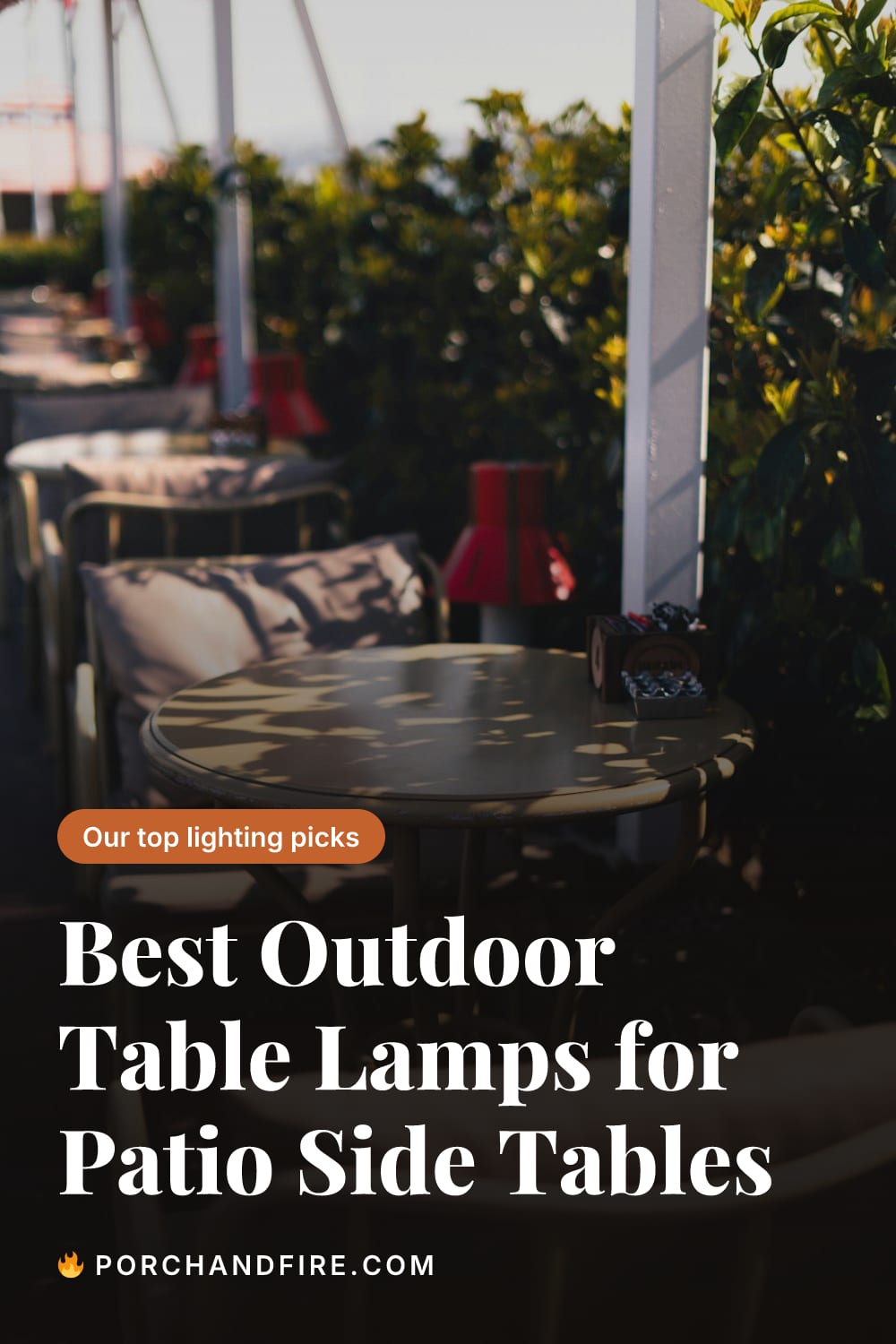 Best Outdoor Table Lamps for Patio Side Tables