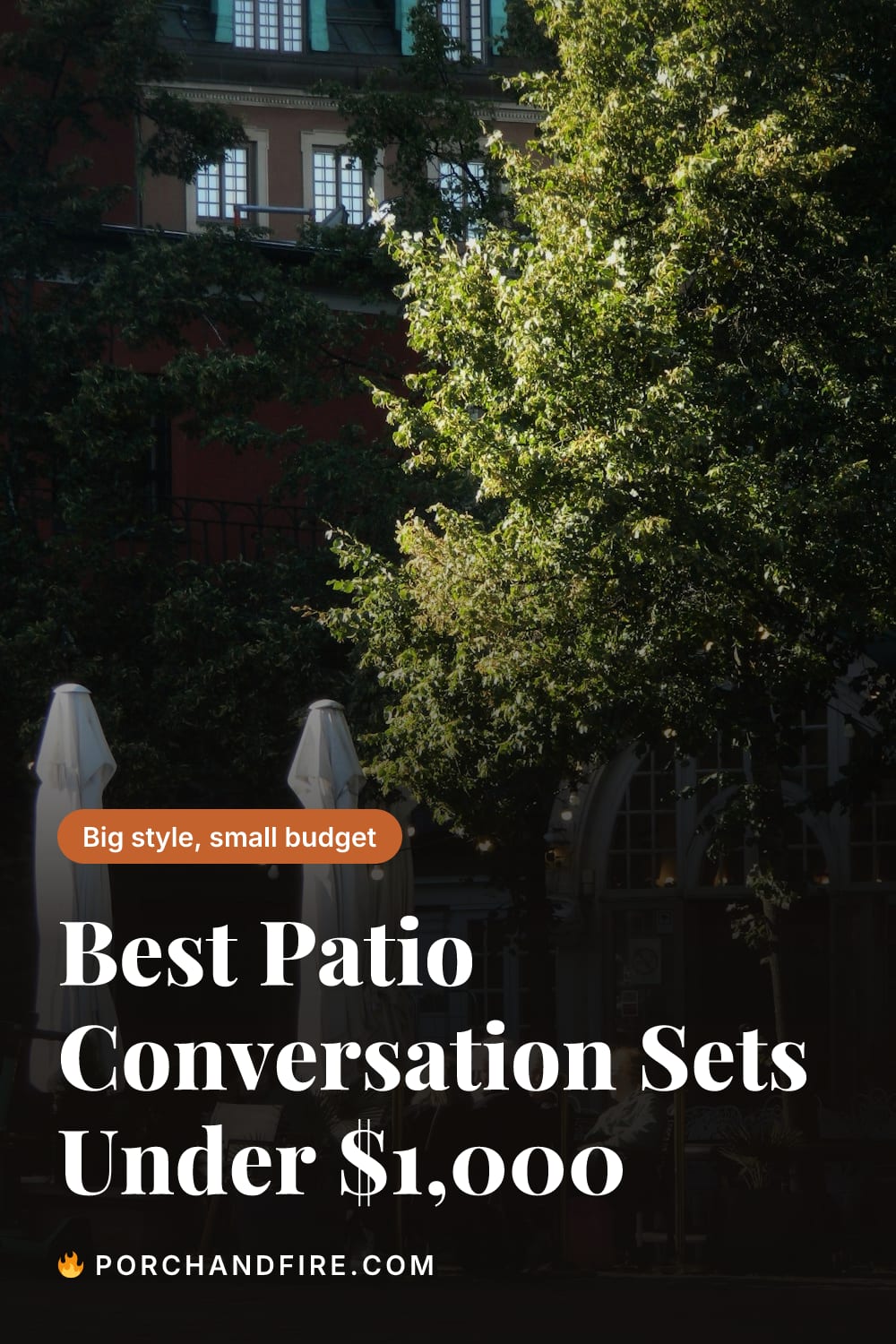Best Patio Conversation Sets Under $1,000