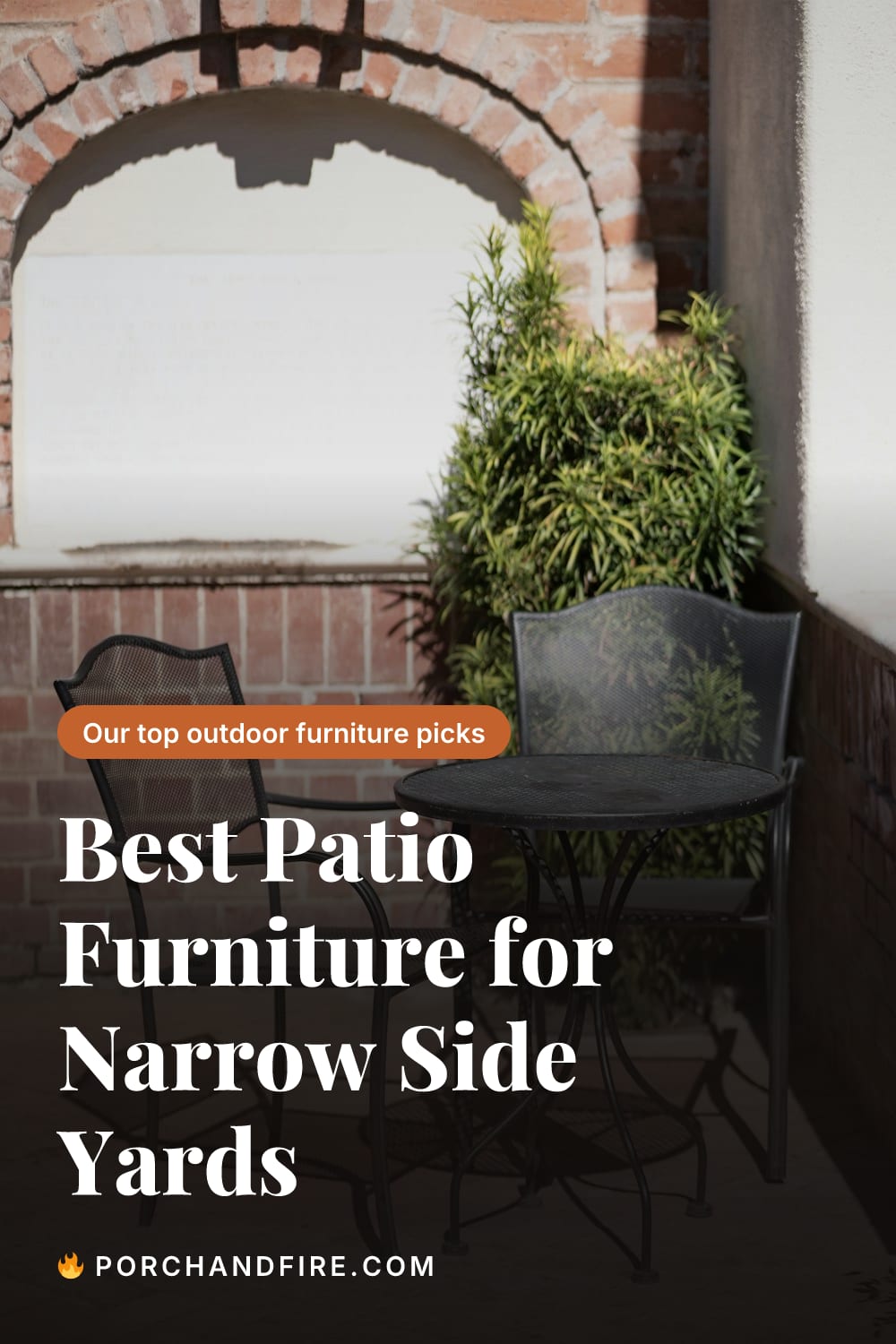 Best Patio Furniture for Narrow Side Yards