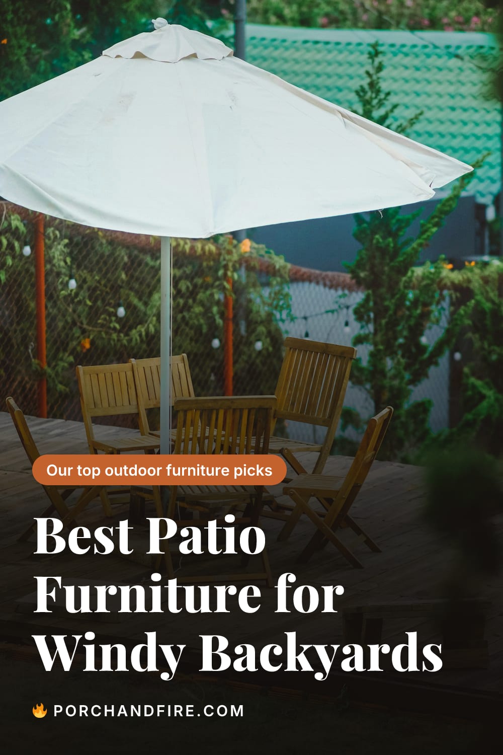Best Patio Furniture for Windy Backyards