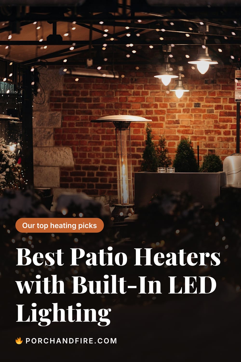 Best Patio Heaters with Built-In LED Lighting