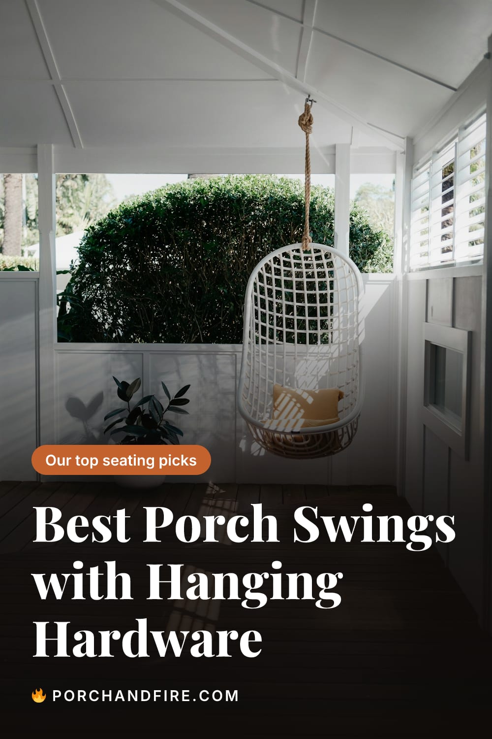 Best Porch Swings with Hanging Hardware