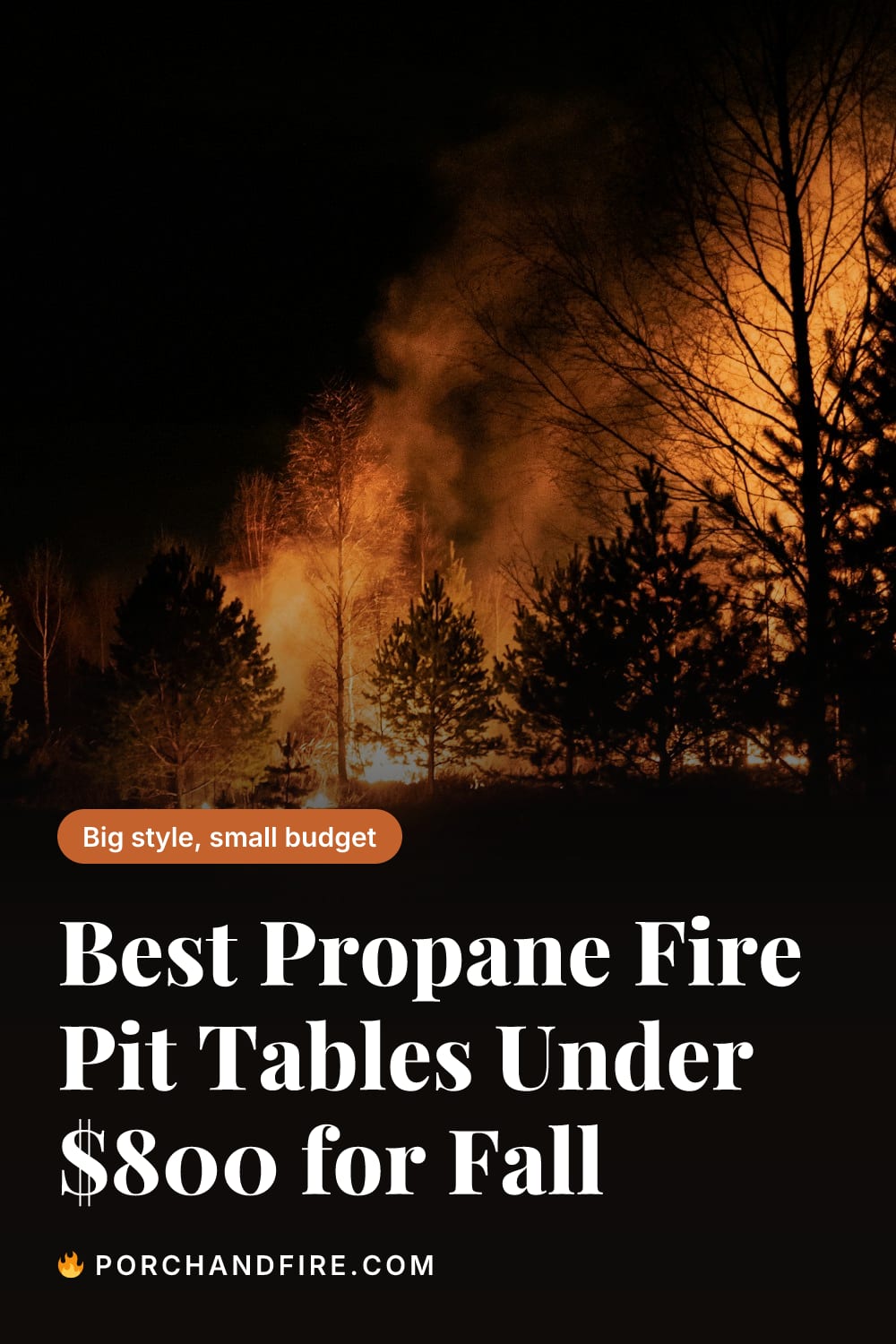 Best Propane Fire Pit Tables Under $800 for Fall