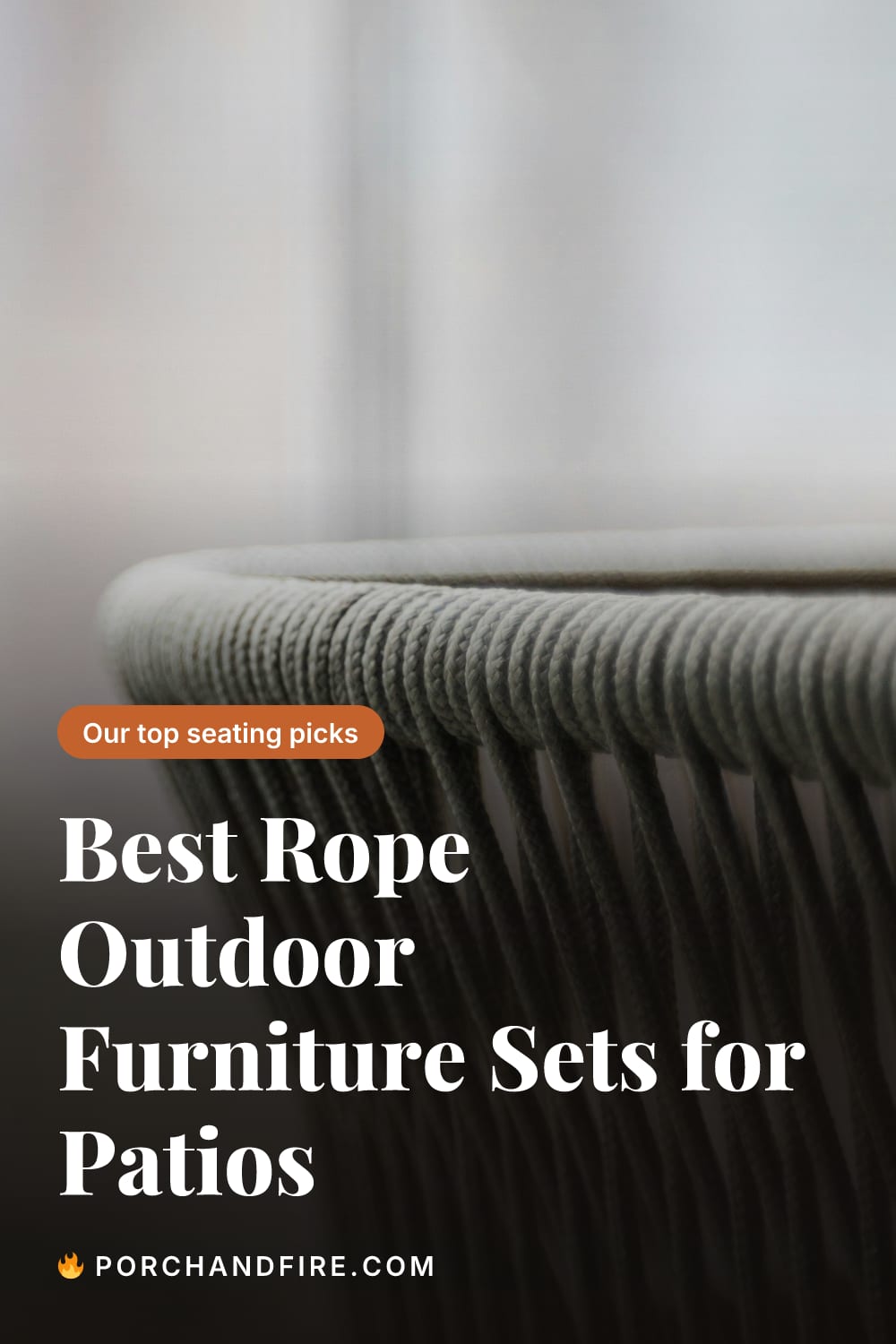 Best Rope Outdoor Furniture Sets for Patios