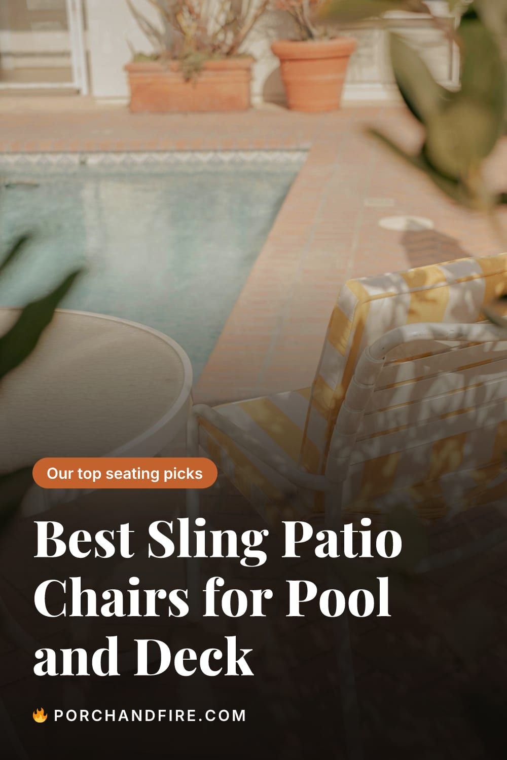 Best Sling Patio Chairs for Pool and Deck