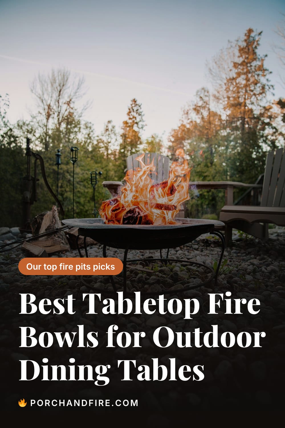 Best Tabletop Fire Bowls for Outdoor Dining Tables