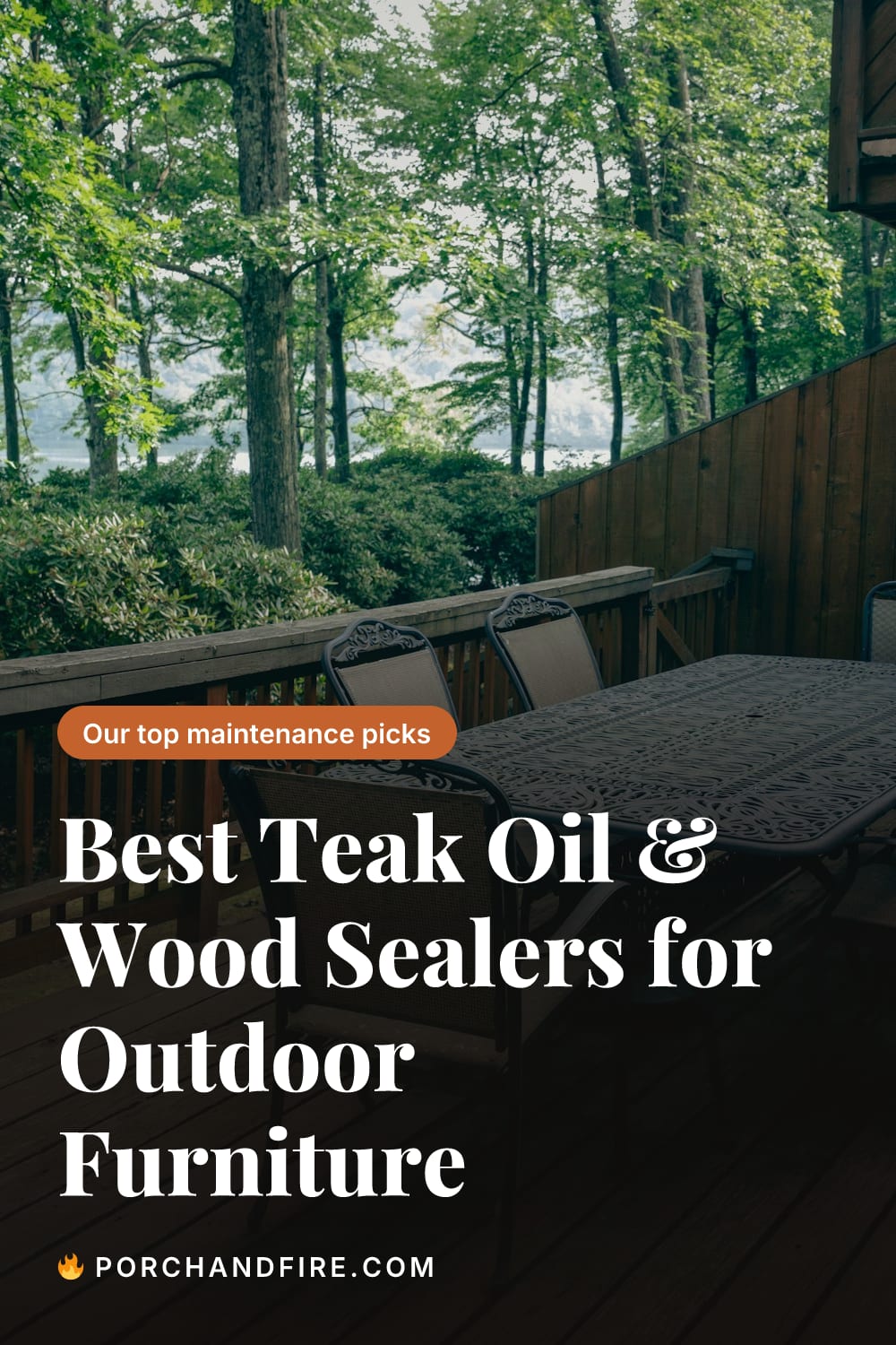 Best Teak Oil & Wood Sealers for Outdoor Furniture