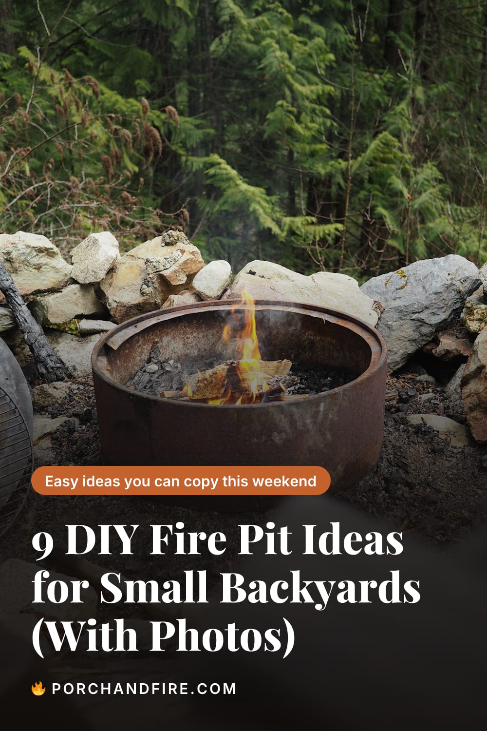 9 DIY Fire Pit Ideas for Small Backyards (With Photos)