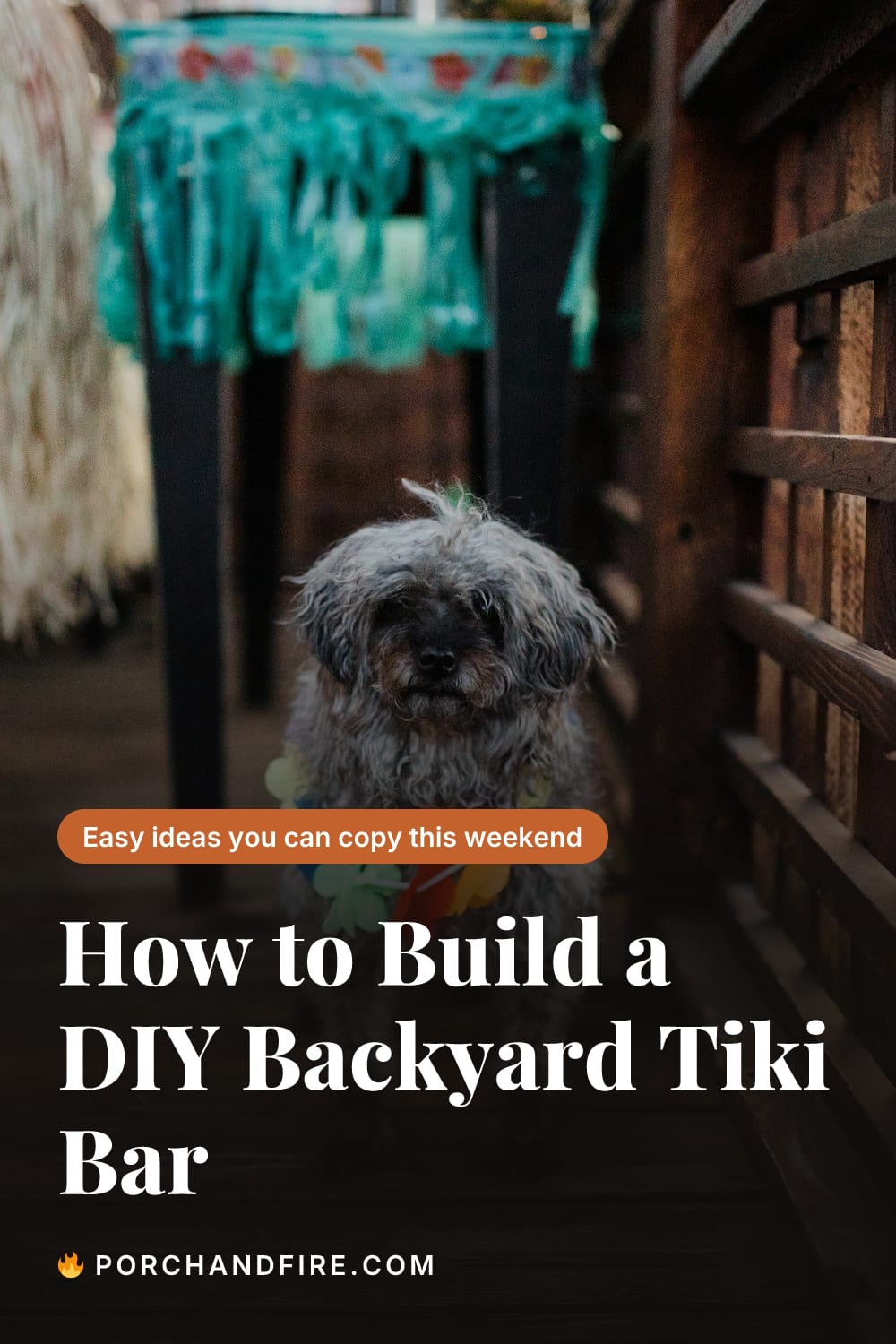 How to Build a DIY Backyard Tiki Bar