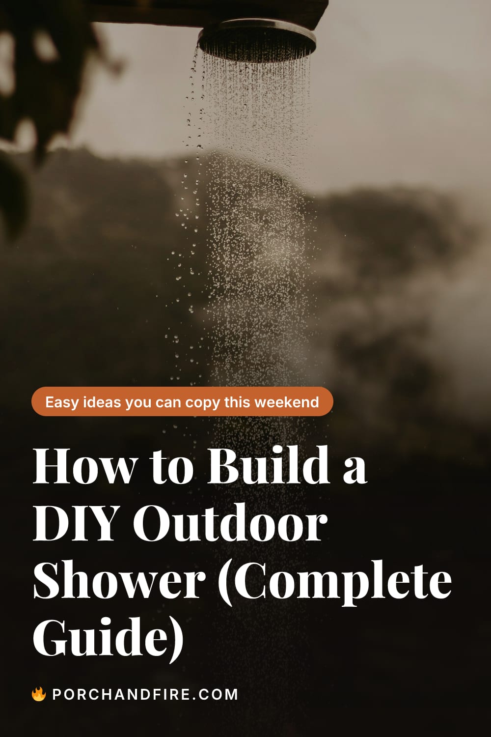 How to Build a DIY Outdoor Shower (Complete Guide)