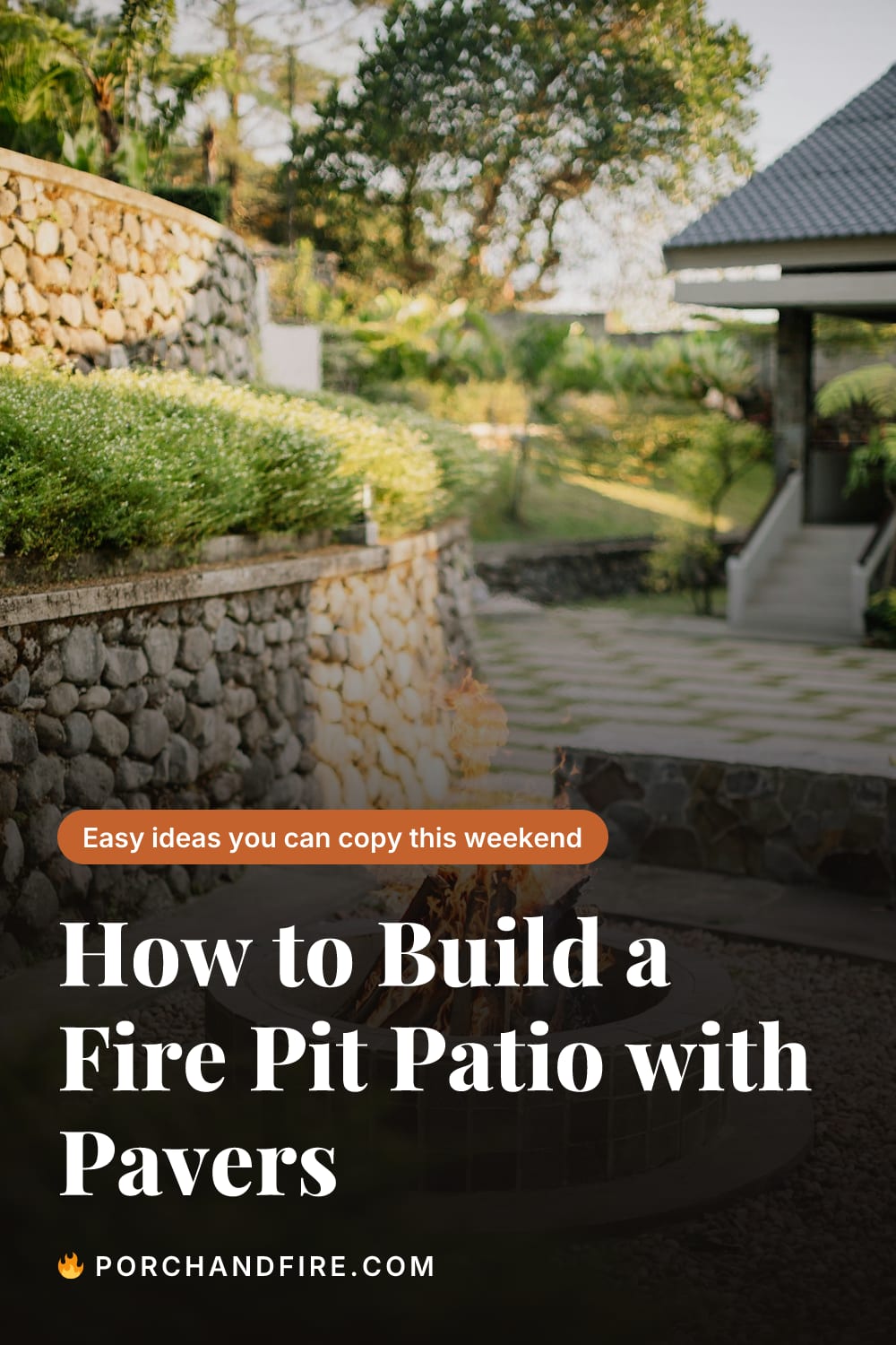 How to Build a Fire Pit Patio with Pavers