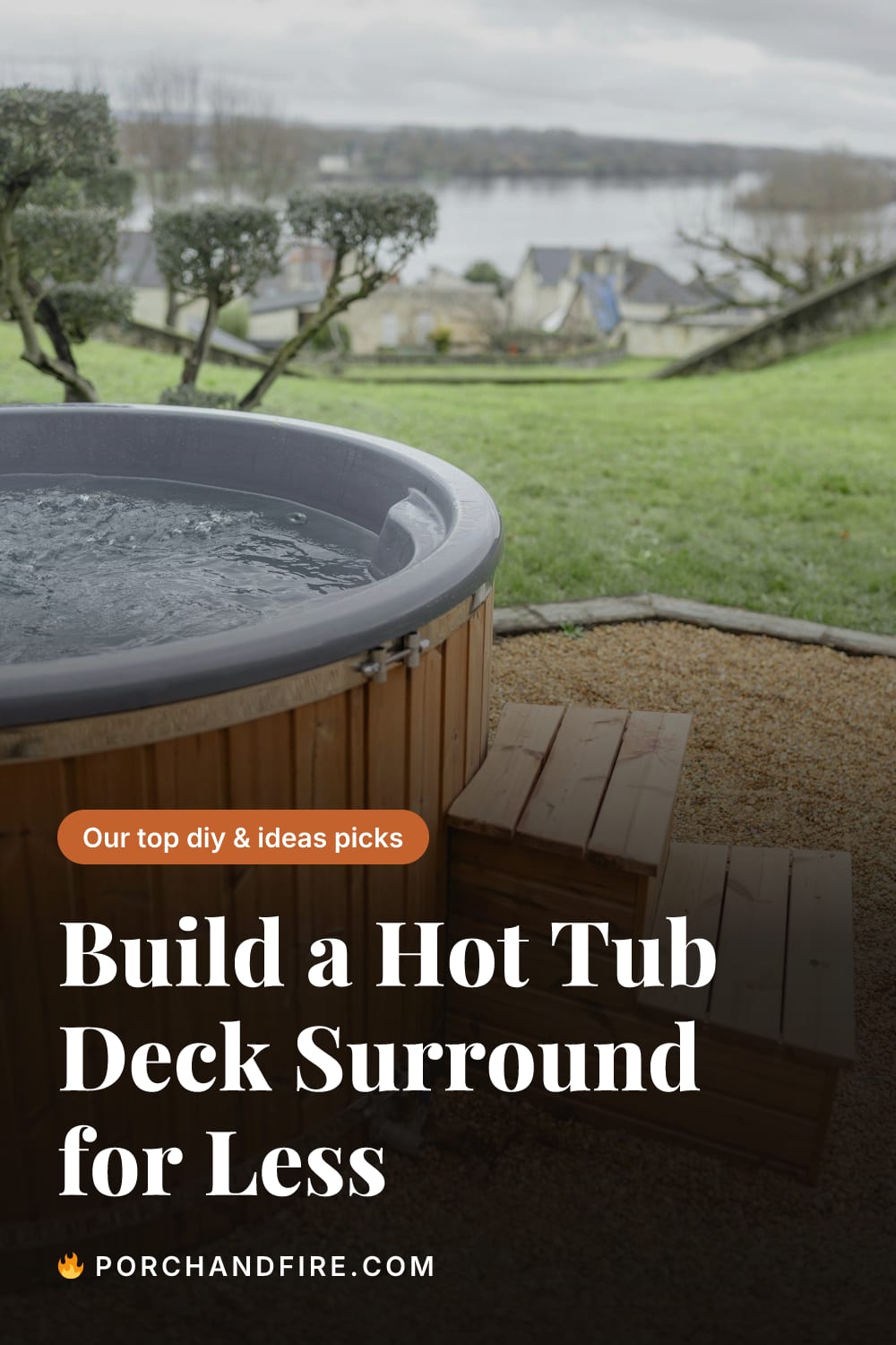Build a Hot Tub Deck Surround for Less