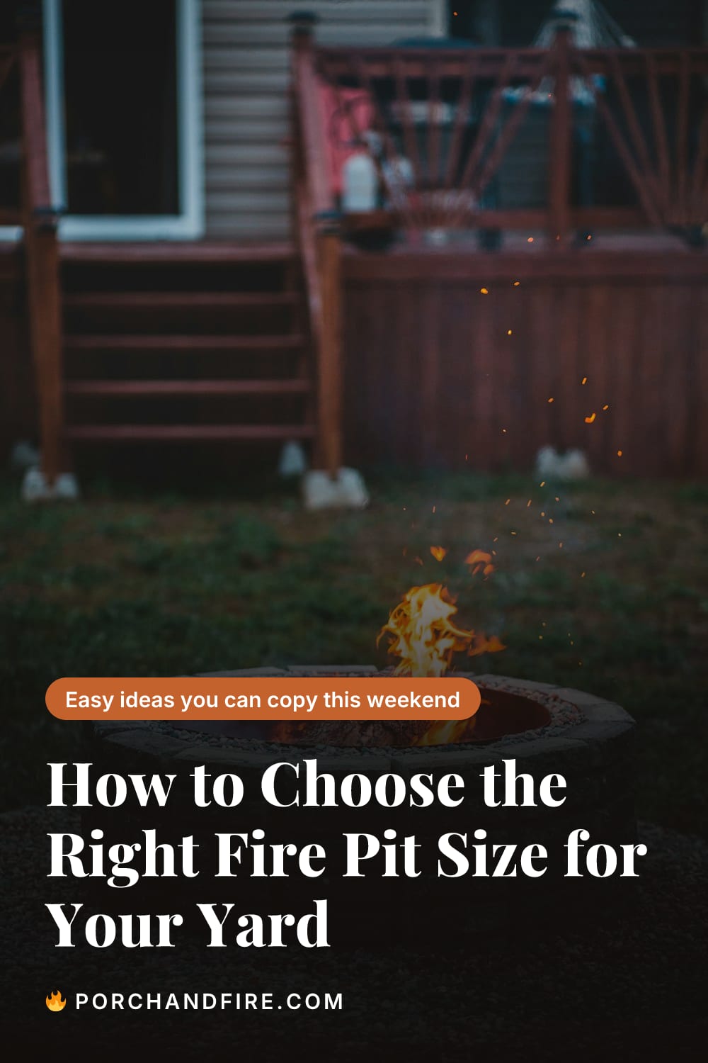 How to Choose the Right Fire Pit Size for Your Yard