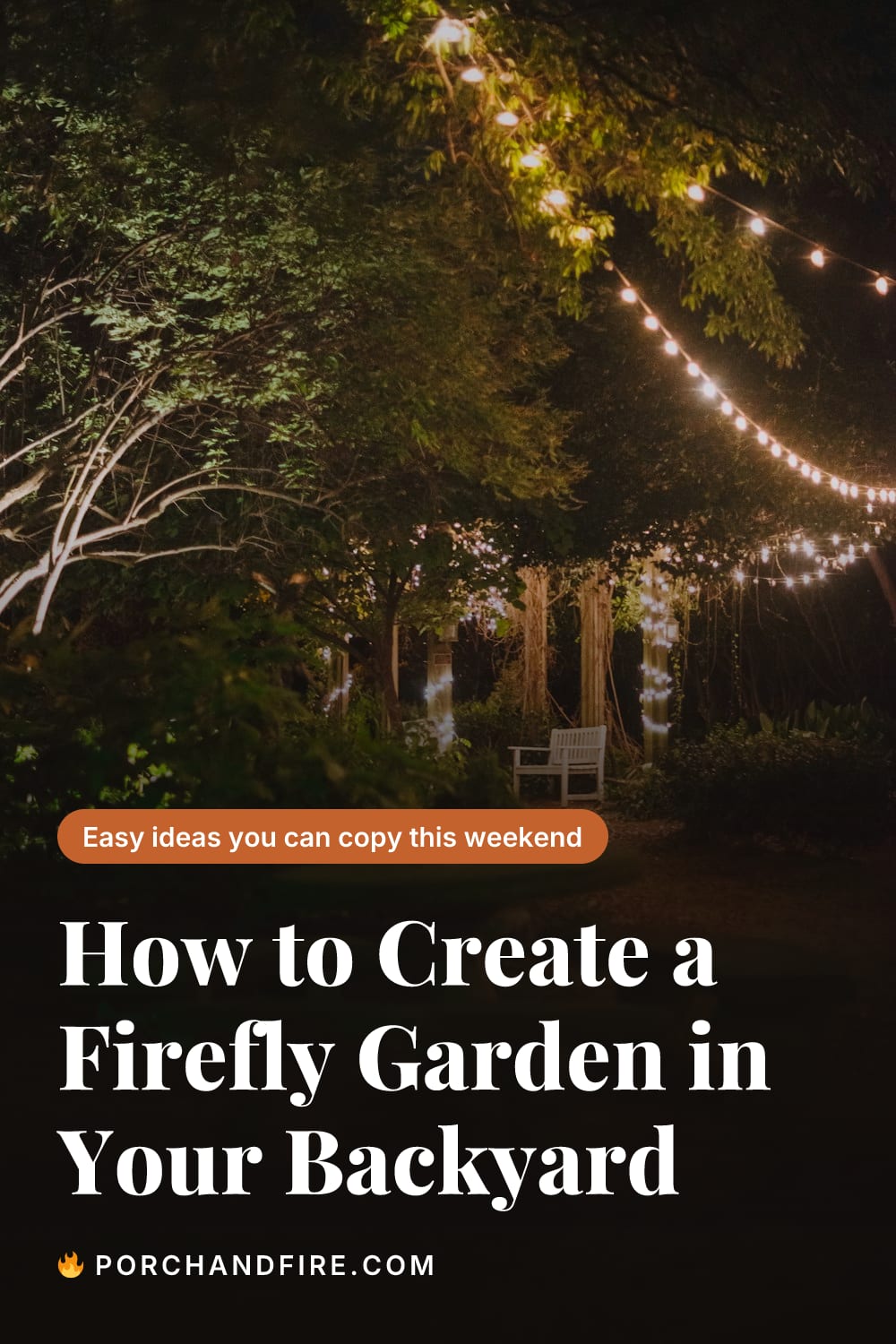 How to Create a Firefly Garden in Your Backyard