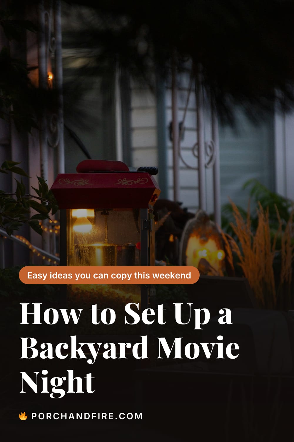 How to Set Up a Backyard Movie Night