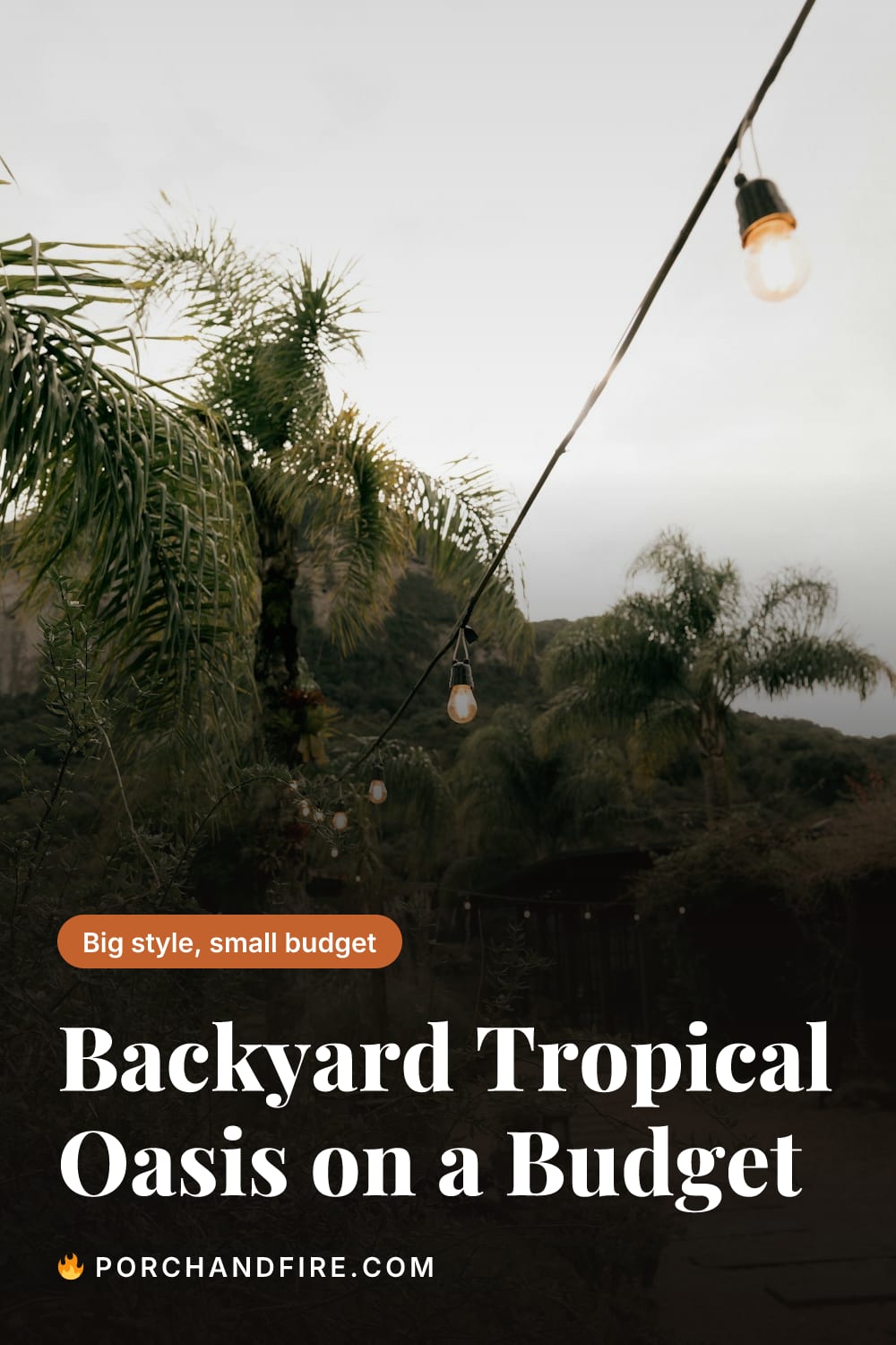 Backyard Tropical Oasis on a Budget