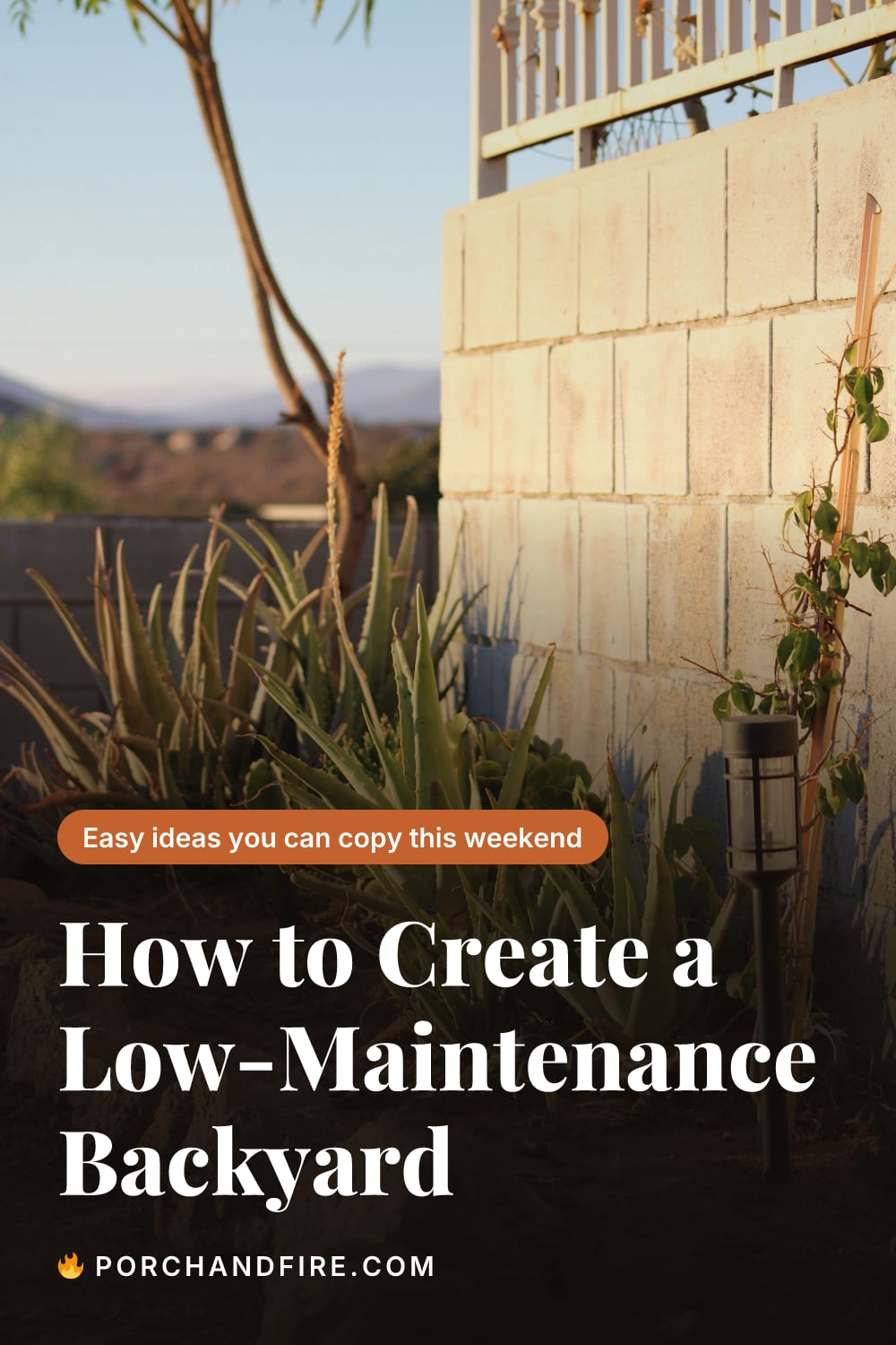 How to Create a Low-Maintenance Backyard
