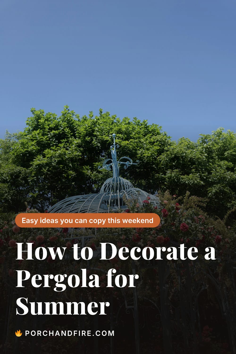 How to Decorate a Pergola for Summer