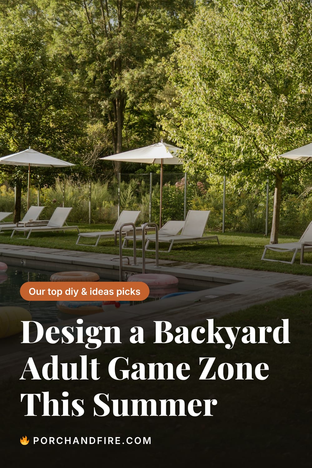 Design a Backyard Adult Game Zone This Summer