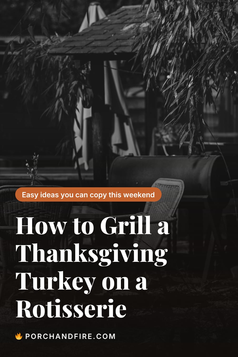 How to Grill a Thanksgiving Turkey on a Rotisserie