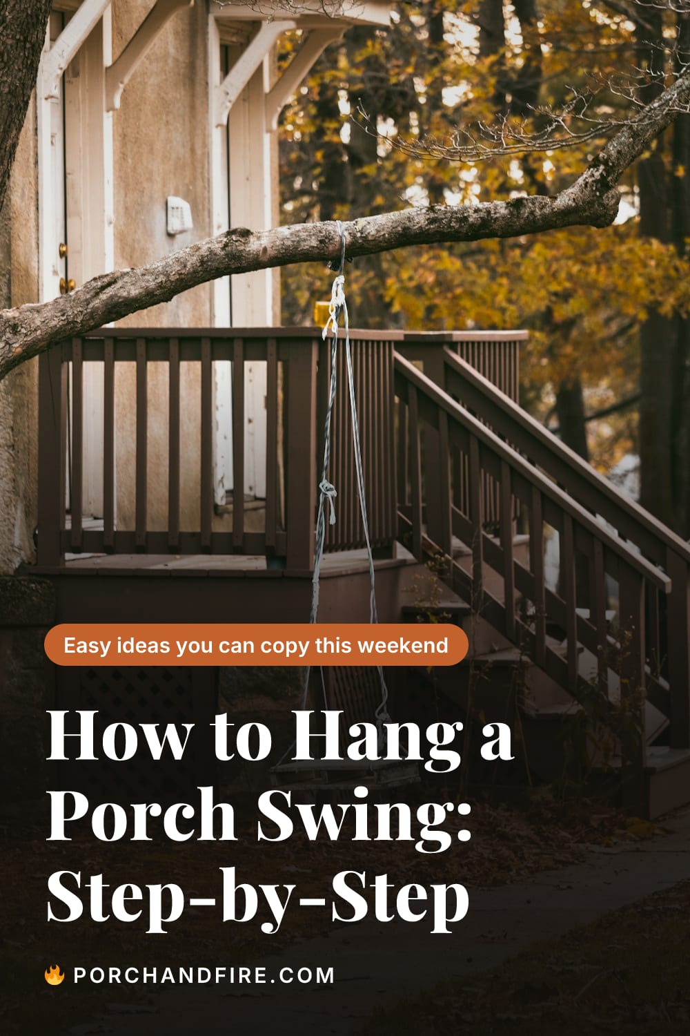 How to Hang a Porch Swing: Step-by-Step