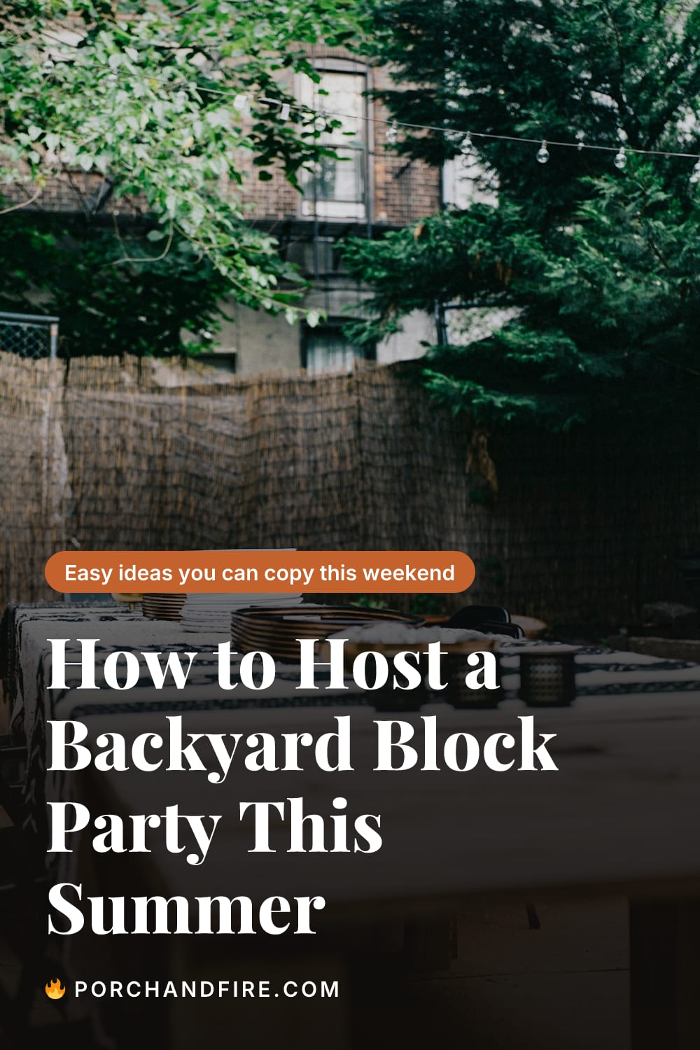 How to Host a Backyard Block Party This Summer