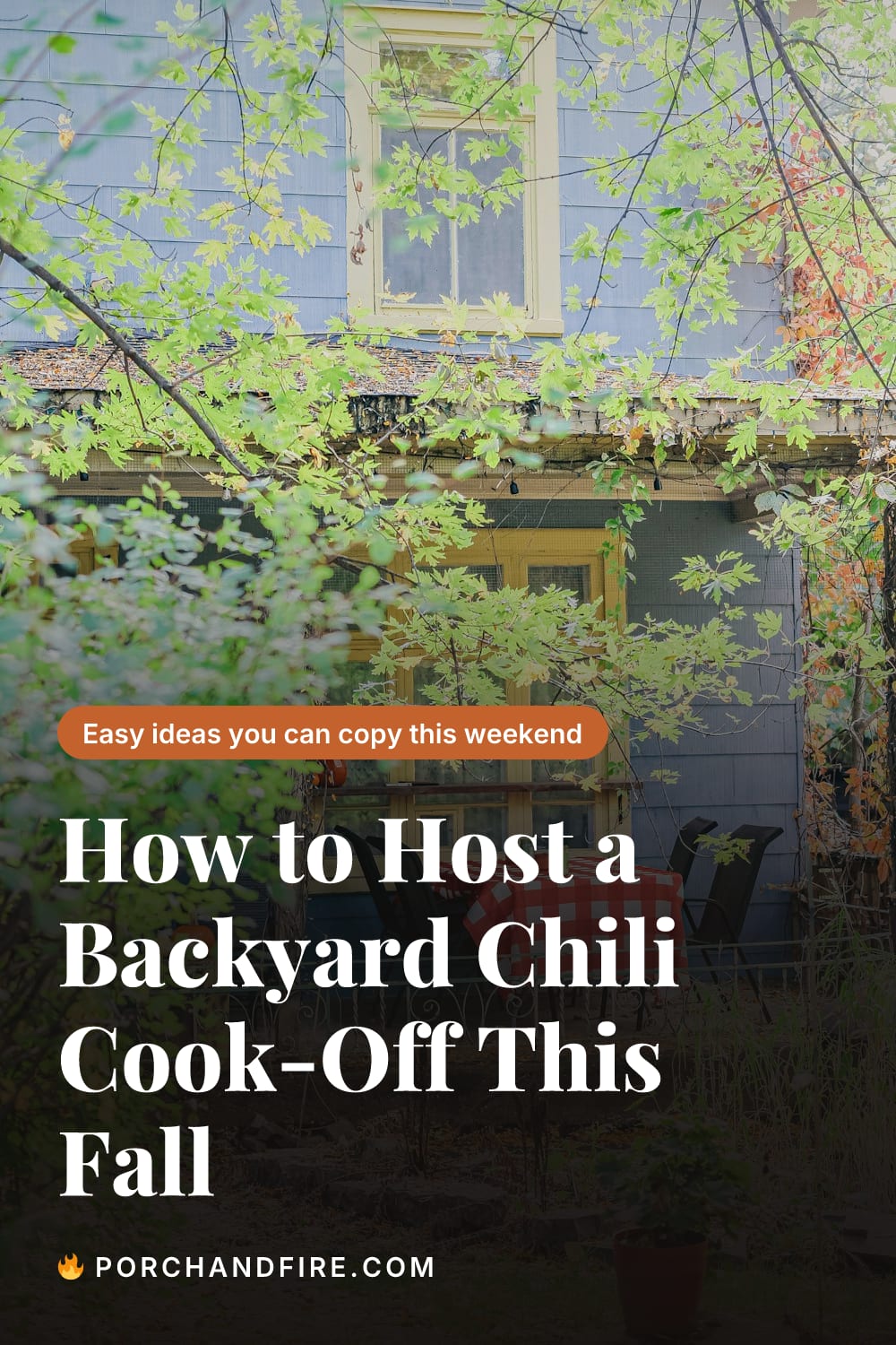 How to Host a Backyard Chili Cook-Off This Fall