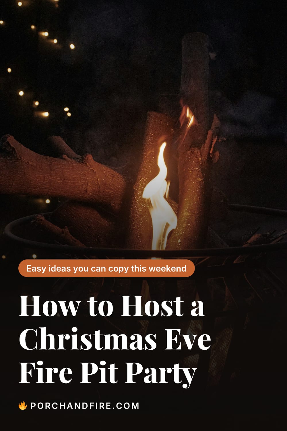 How to Host a Christmas Eve Fire Pit Party
