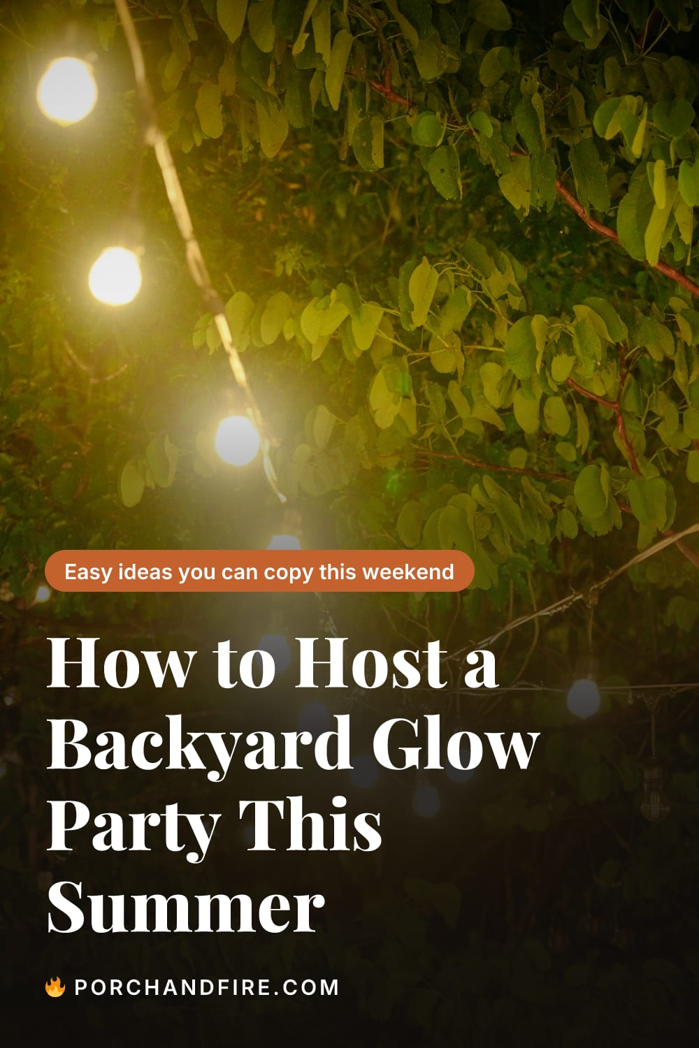 How to Host a Backyard Glow Party This Summer