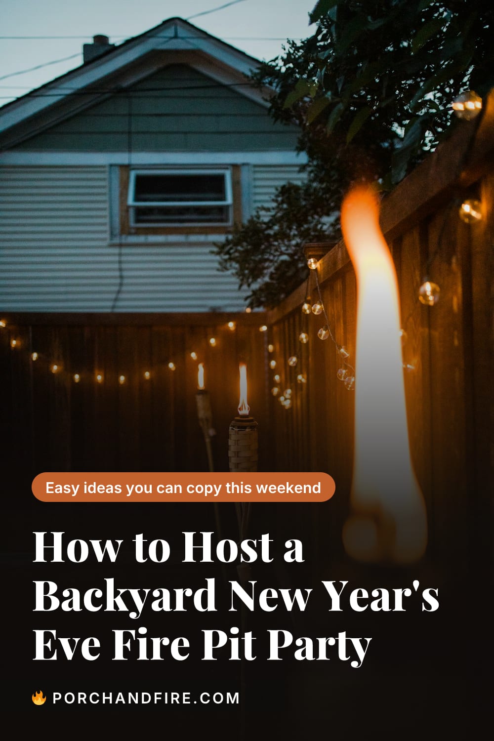 How to Host a Backyard New Year's Eve Fire Pit Party